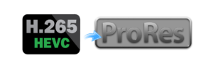 Convert H.265 to ProRes 422 with ProRes Converter