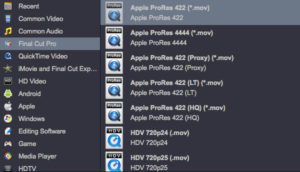 Convert Video To ProRes 422