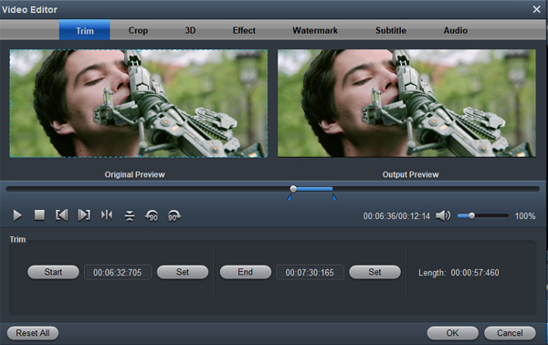 Edit video with Acrok
